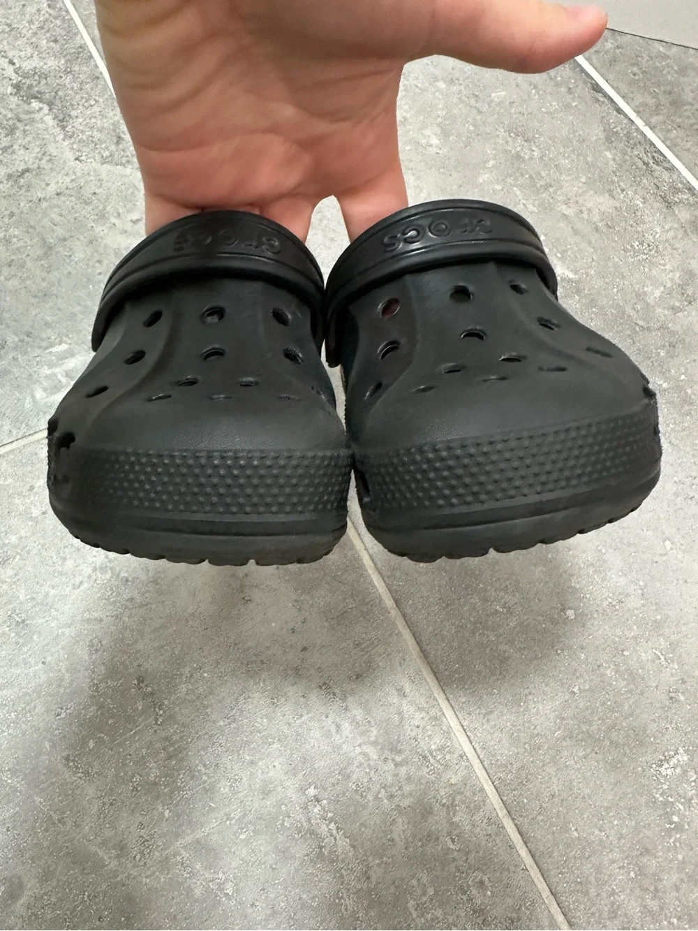 CROCS classic clogs in black